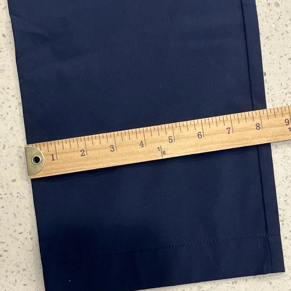 New J Crew Tech Pant Men 35x32 Navy Stretch Moisture Wick UPF 50+ Golf Chino NWT